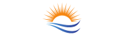 Blue Orange Modern Sun Beach Resort Logo (1)